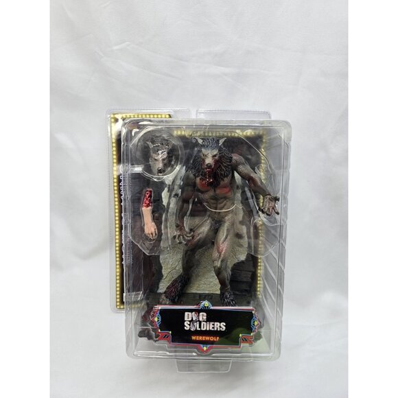 2004 Sota Toys Presents Dog Soldiers Gray Werewolf 8” Action Figure RARE - Picture 1 of 14